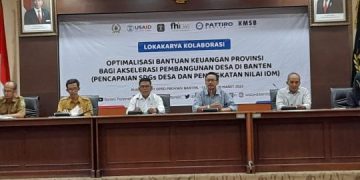 Koalisi Masyarakat Sipil Banten (KMSB) bersama DPRD Provinsi Banten gelar lokakarya Kolaborasi perdana Bahas Pencapaian SDGs dan Peningkatan Nilai IDM Desa