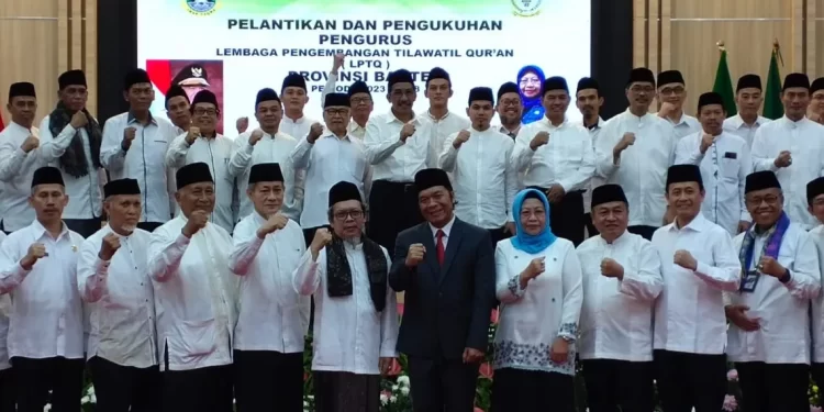 Pj Gubernur Banten Kukuhkan Pengurus LPTQ Provinsi Banten Periode 2023 -2028