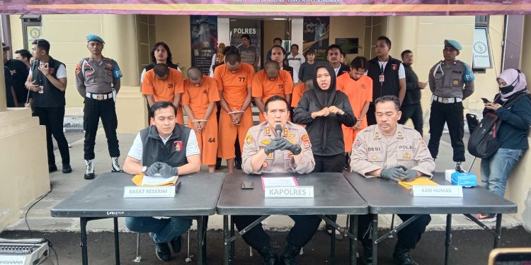 Tim Resmob Polres Serang Berhasil Mengamankan 32 Unit Kendaraan Hasil Curian