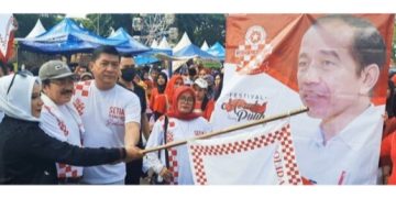 Festival Solidaritas Merah Putih (Solmet) Ramaikan Kegiatan Jalan Sehat
