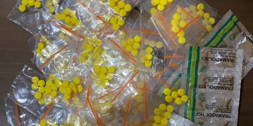 EL (23) Pengedar Pil Koplo Disergap Tim Satres Narkoba Saat Asyik Nonton TV Dirumahnya