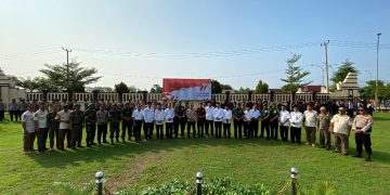 Polres Serang Gelar Apel Ketua Satuan Keamanan Lingkungan