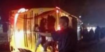 Bus Pariwisata Yang Membawa Rombongan Murid MTs Asal Serang Terguling di Subang