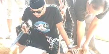 DPD PJBN (Paguron Jalak Banten Nusantara) Kota Serang Sembelih Hewan Qurban 1 Ekor Sapi