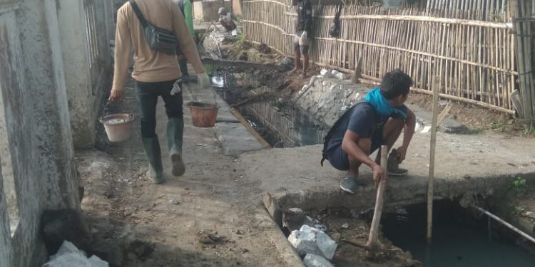 Desa Sukanegara Kecamatan Pontang Kabupaten Serang, Bangun Jaringan Irigasi
