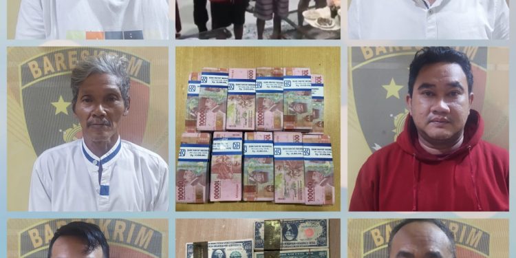 Tim Satreskrim Polres Pandeglang Berhasil Mengamankan 7 Pelaku Peredaran Uang Palsu (UPAL)