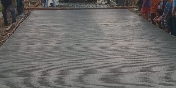 Betonisasi di Dua Desa Kabupaten Serang