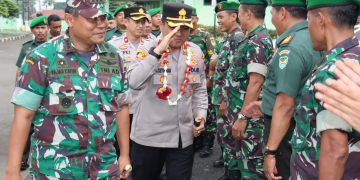 Kapolres Serang AKBP Wiwin Setiawan Beserta Jajaran Berkunjung Ke Kodim 0602 Serang