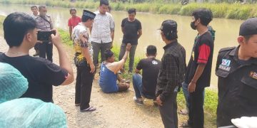 Pasutri Warga Cikeusal Diketemukan Tewas Terapung di Sungai Petung Kragilan