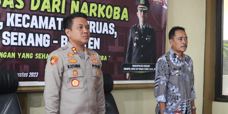 Polres Serang Luncurkan Kampung “BEBAS NARKOBA” di Ciruas