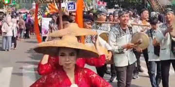 Dalam HUT Ke 16/2023 Kota Serang Menggelar Kirab Budaya