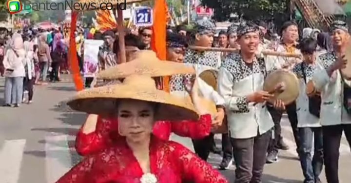 Dalam HUT Ke 16/2023 Kota Serang Menggelar Kirab Budaya
