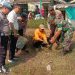 Desa Panyabrangan Cikeusal dan Unsur Muspika Terkait Adakan Program penghijauan 100 Pohon
