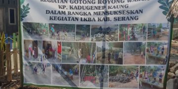 Masyarakat Desa Kadugenep Antusias Gotong-Royong Ikuti Lomba LKBA
