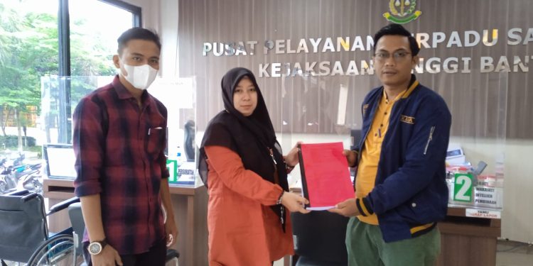 Lembaga Anti Korupsi Laporkan Kegiatan Pekerjaaan PU dan Disnaker Kota Cilegon TA.2023 Ke Kejati Banten