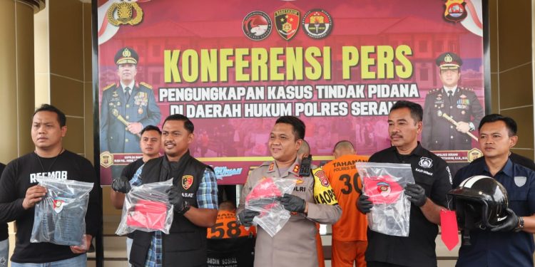 Kawanan Perampok Bersenjata Api Berhasil Diringkus Tim Resmob Polres Serang