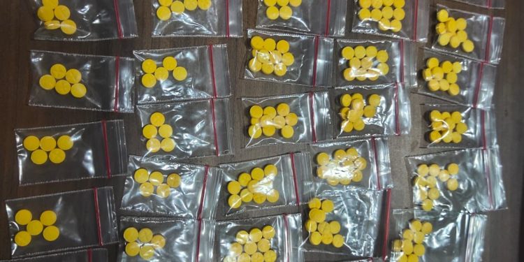 Pengedar Pil Koplo Dicokok Tim Satresnarkoba Polres Serang Saat Menunggu Pelanggannya