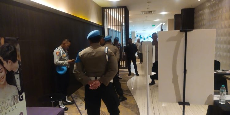 Polres Serang Kerahkan Puluhan Personil Amankan Rekapitulasi Penghitungan Suara Pemilu