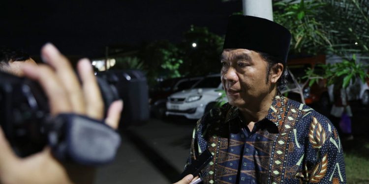 Al Muktabar Sambut Kedatangan Wapres KH Ma’ruf Amin di Ponpes An-Nawawi Tanara
