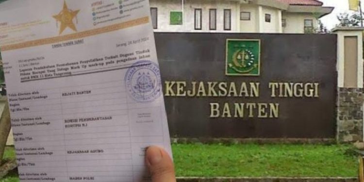 Kejati Banten Terima Laporan Adanya Dugaan Mark-Up Lahan SMK 11 Dindik Provinsi Banten dari GMAKS