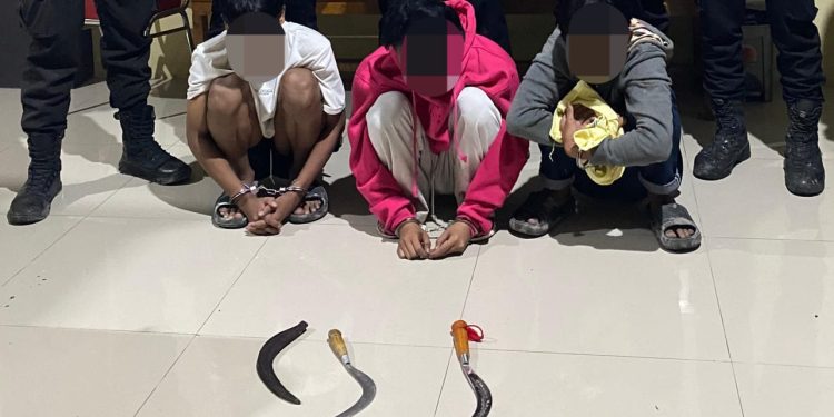 Bawa Clurit, 3 Remaja Diamankan Tim Pemburu Genk Motor