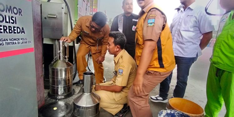 Polres Serang SIDAK Sejumlah SPBU Bersama Instansi Terkait