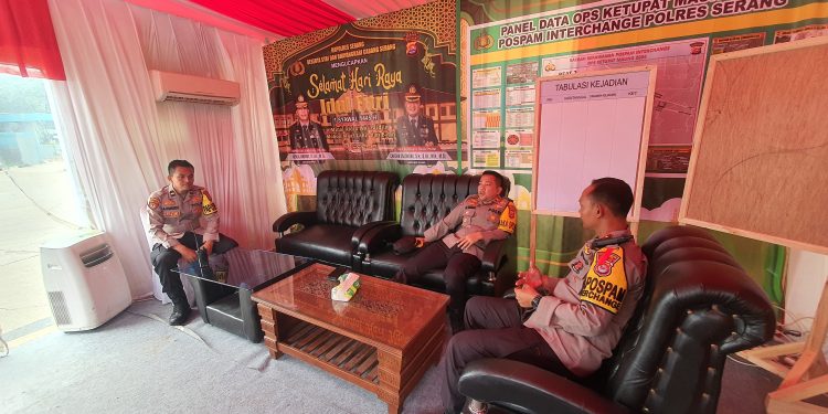 Kunjungi Pospam Interchange, Wakapolres Senang Rest Area Digunakan Pemudik