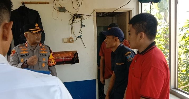 Kapolres Cek TKP Minta Pintu Lintasan Segera Diperbaiki