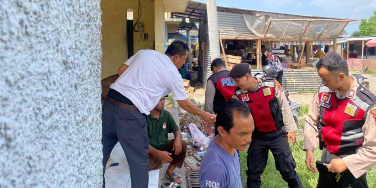 Patroli di Pasar Tradisional, Personil Samapta Berikan Imbauan