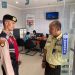 Cegah Aksi Kejahatan, Patroli Personil Samapta Dengan Petugas Keamanan Bank BRI