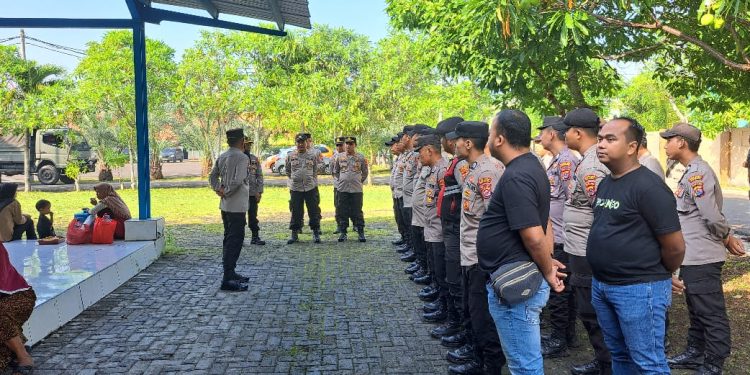 Puluhan Personil Polres Serang diterjunkan Amankan Kunjungan Wapres di Tanara