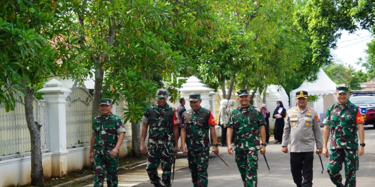 Kepulangan Wapres Dijaga Ketat TNI dan Polres Serang