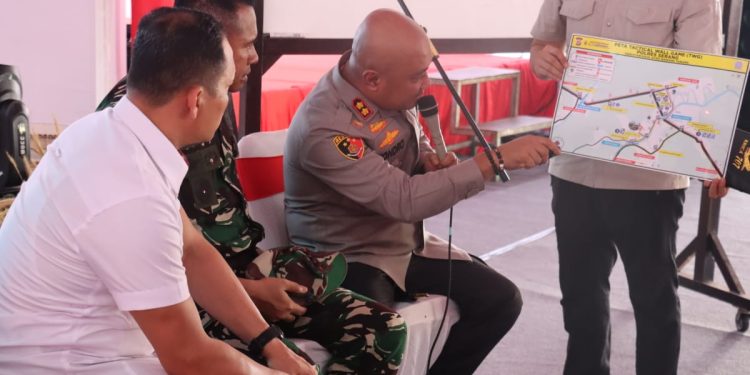 Kapolres dan Dandim Gelar Rapat Internal Terakhir PAM Haul Syekh Nawawi Al Bantani