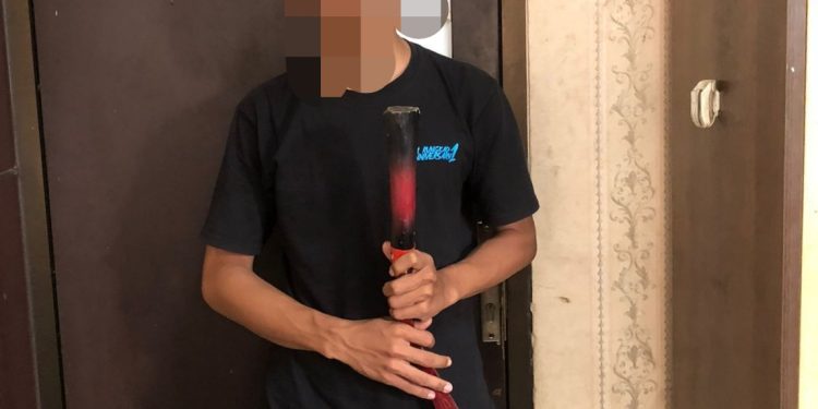 Berhasil Gagalkan Tawuran, Personil Polres Serang Amankan Remaja Berclurit