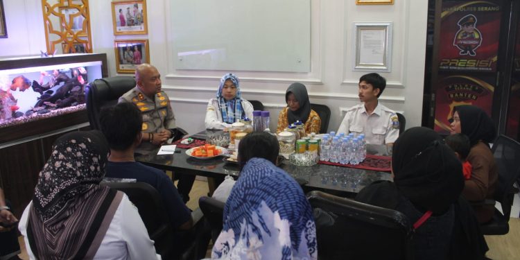 Kapolres Serang dan UPT PPA Kementerian Bahas Mitigasi Kekerasan Seksual