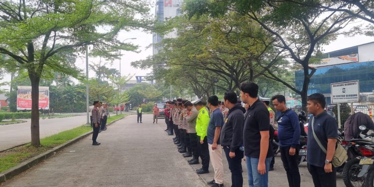 Demo di Kawasan Industri, Polres Serang Terjunkan Personil Satreskrim