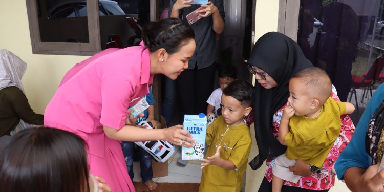 Cegah Stunting, Posyandu Bhayangkari Cabang Serang Gelar Pelayanan Kesehatan