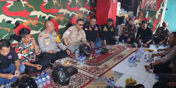 Ngobrol Bareng Dengan Pimpinan Ormas, Kapolres Ajak Jaga Kondusivitas Kamtibmas