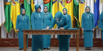 Tine Al Muktabar Kembali Dilantik Menjadi Pj. Ketua TP PKK Provinsi Banten