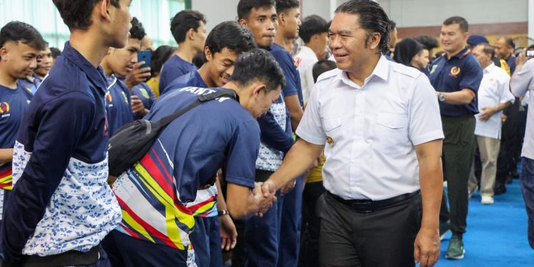 Launching Pelatda PON XXI Aceh-Sumut, Pj Gubernur Banten Al Muktabar Minta Atlet Semangat Berlatih