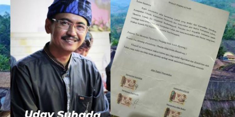 Budayawan Uday Suhada: “Jangan Seret Masyarakat Adat Untuk Kepentingan Politik Praktis”