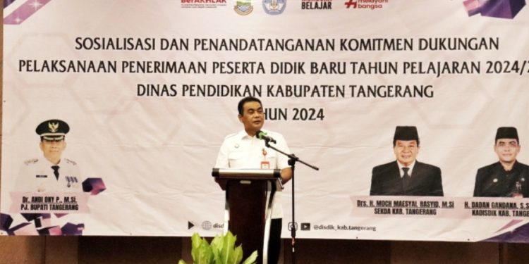 Sosialisasi PPDB, Disdik Kabupaten Tangerang Berkomitmen Transparan dan Akuntabel