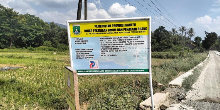 Diduga Langgar UU Minerba, GPS Minta Tipidter Polda Banten Tangkap Kontraktor Proyek Pembangunan Ruas Jalan Sumur – Tamanjaya