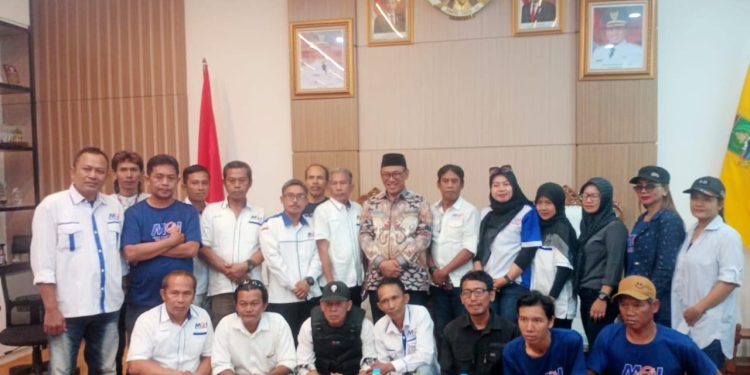 Giat Roadshow Perangi Hoax, MOI se-Banten Audensi Dengan Walikota Cilegon