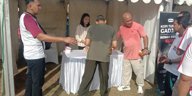 Usaha Kecil Menengah Semarakkan Giat Jalan Santai HUT Bhayangkara di Polres Serang