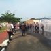 Kenaikan Pangkat 70 Anggota Polres Serang Diwarnai Semprotan Water Canon
