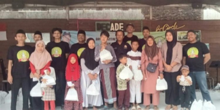 Milad Ke-10: LSM GP2B Berbagi Kemanusiaan dengan Santuni Anak Yatim Serta Janda