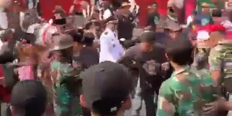 Karnaval HUT RI ke 79 di Kota Cilegon Ricuh, Kelompok dari Dua Kecamatan Saling Adu Jotos