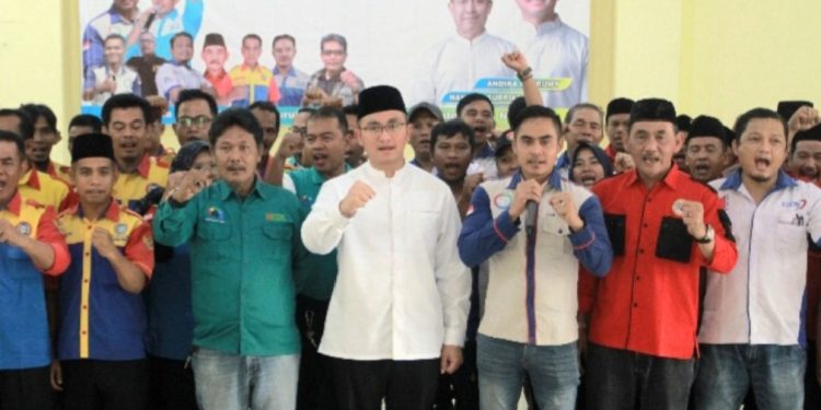 7 Serikat Buruh Kabupaten Serang Deklarasikan Dukungan ke Andika-Nanang