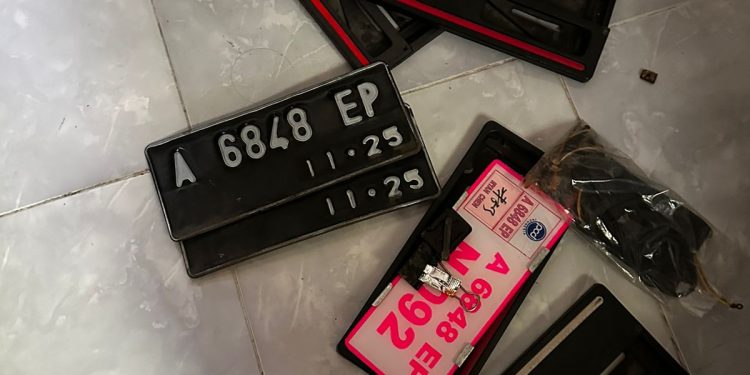 Gasak Motor Warga Bandung, Tiga Pelaku Curanmor Diringkus Personil Unit Reskrim Polsek Cikande